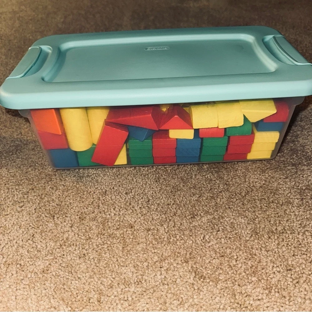 Colorful Small Wooden Blocks - Picture 16 of 16